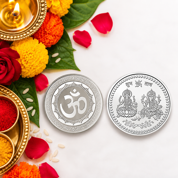 Goddess Lakshmi Pooja Coin – Symbol of Wealth & Blessings